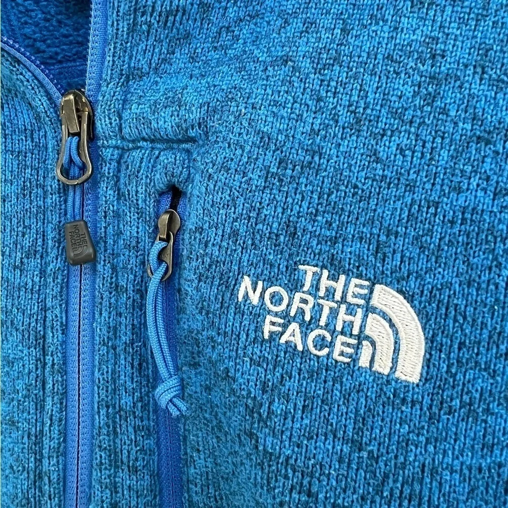 THE NORTH FACE LONG SLEEVE PULLOVER 1/4 ZIP BLUE SWEATER MEN’s Size Large